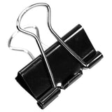 Value Foldback Clips 19mm Black PK50