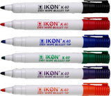 Value Dry Wipe Marker Bullet Tip Assorted (PK10)