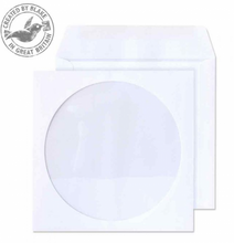 Load image into Gallery viewer, Value Blake Envelopes CD/DVD Wallet 125x125mm White PK50