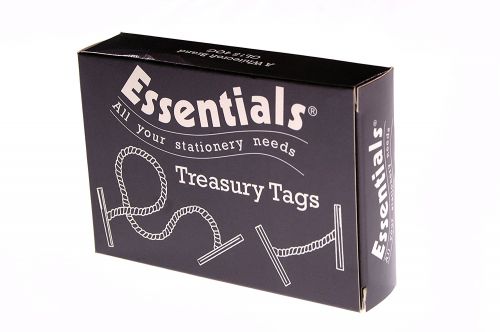 Value Treasury Tag Plastic 152mm Box 100