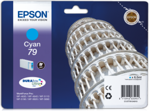 Epson C13T79124010 79 Cyan Ink 6.5ml