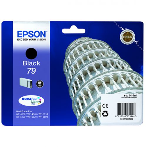 Epson C13T79114010 79 Black Ink 14ml