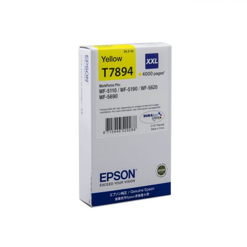 Epson C13T789440 T7894XXL Yellow Ink 34ml