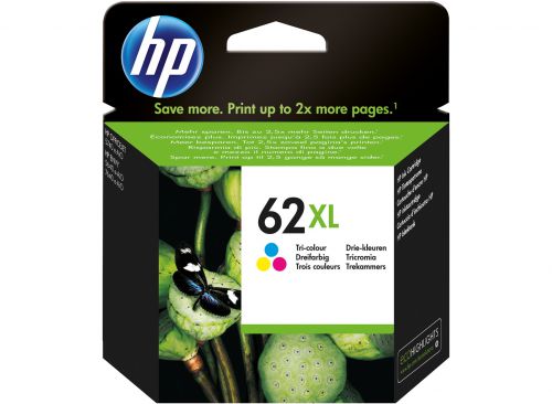 HP C2P07AE 62XL Tricolour Ink 11.5ml