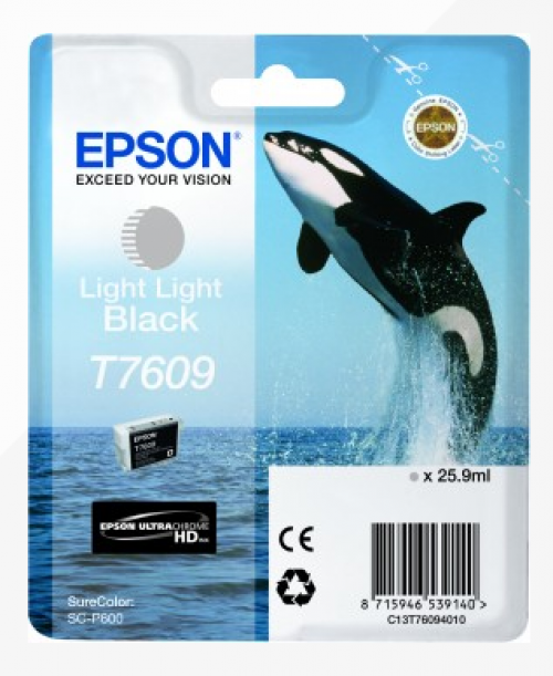 Epson C13T6094010 T7609 Light Light Black Ink 26ml