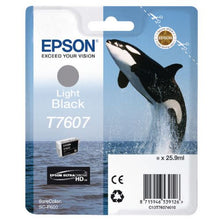 Load image into Gallery viewer, Epson C13T6074010 T7607 Light Black Ink 26ml