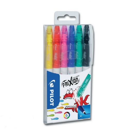 Pilot FriXion Colouring Pens Assorted PK6