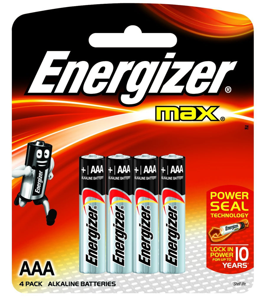 Energizer E300816100 MAX E92 / AAA PK4