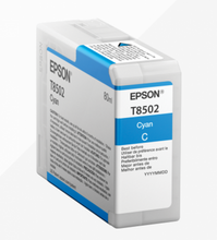 Load image into Gallery viewer, Epson C13T850200 T8502 Cyan Ink 80ml