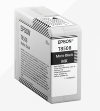 Load image into Gallery viewer, Epson C13T850800 T8508 Matte Black Ink 80ml