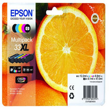 Load image into Gallery viewer, Epson C13T33574012 33XL Black Colour Ink 12ml 8ml 4x9ml