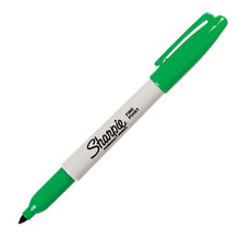 Load image into Gallery viewer, Sharpie Permanent Marker Fine Tip 1.0mm Line Green PK12