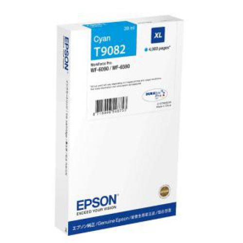 Epson C13T908240 T9082 Cyan Ink 39ml