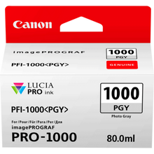 Load image into Gallery viewer, Canon 0553C001 PFI1000 Photo Grey Ink 80ml