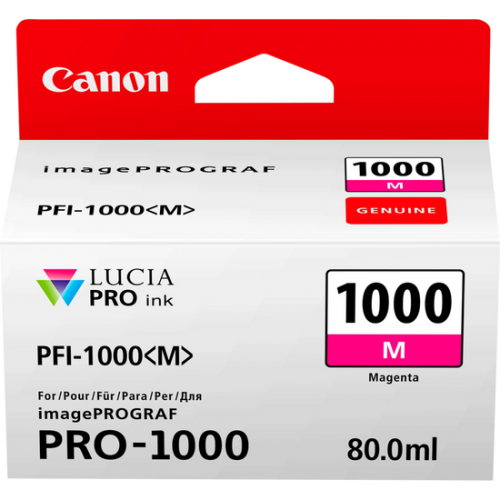 Canon 0548C001 PFI1000 Magenta Ink 80ml