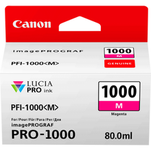Load image into Gallery viewer, Canon 0548C001 PFI1000 Magenta Ink 80ml