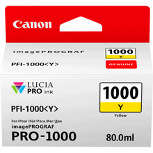 Load image into Gallery viewer, Canon 0549C001 PFI1000 Yellow Ink 80ml