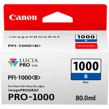 Load image into Gallery viewer, Canon 0555C001 PFI1000 Blue Ink 80ml