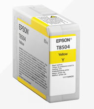Load image into Gallery viewer, Epson C13T850400 T8504 Yellow Ink 80ml