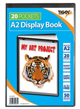 Load image into Gallery viewer, Tiger A2 Presentation Display Book Black 20 Pocket