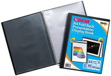 Load image into Gallery viewer, Tiger A4 Fold Back Display Book 12 Pocket