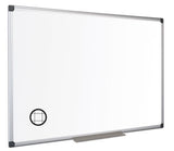 Bi-Office Maya Gridded Mgnetic Alu Frame WTboard 120x90cm