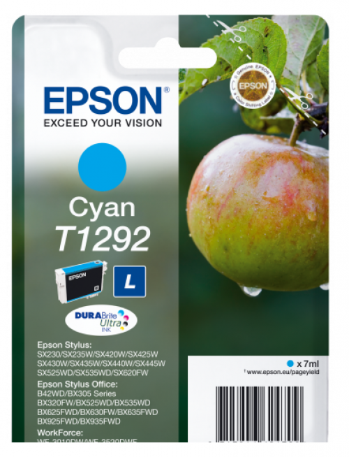 Epson C13T12924012 T1292 Cyan Ink 7ml