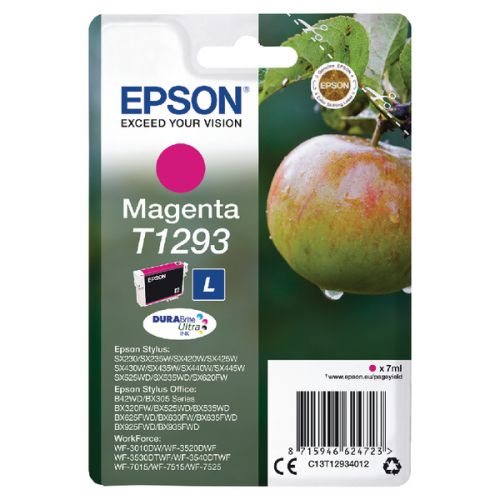Epson C13T12934012 T1293 Magenta Ink 7ml