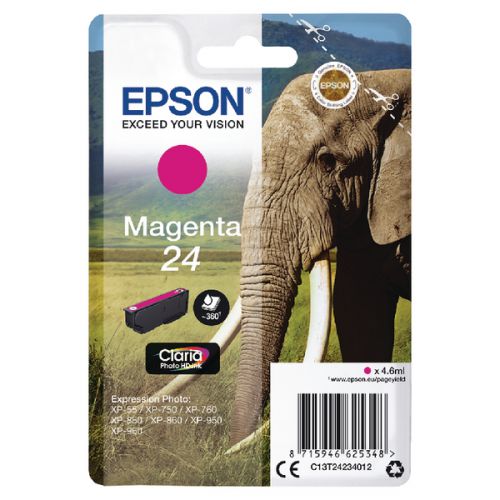 Epson C13T24234012 24 Magenta Ink 5ml