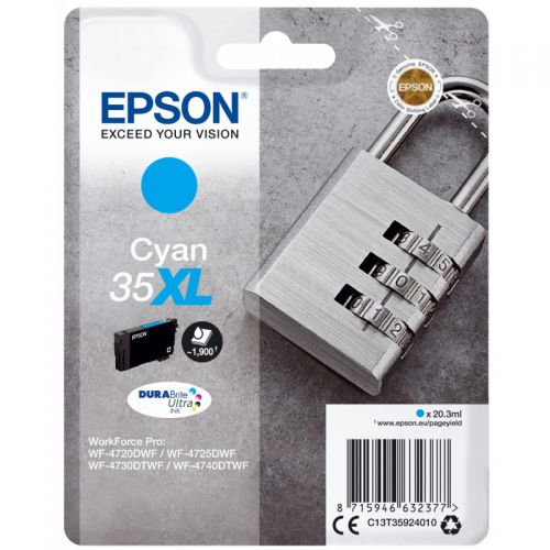 Epson C13T35924010 35XL Cyan Ink 20ml