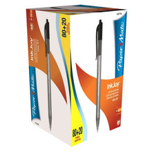 Load image into Gallery viewer, Paper Mate InkJoy 100 Retractable Medium Tip Black PK80plus20