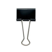 Load image into Gallery viewer, Value Foldback Clips 25mm Black PK10