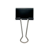 Value Foldback Clips 19mm Black PK10