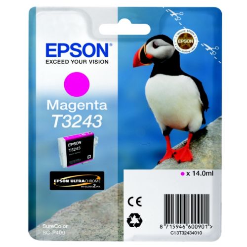 Epson C13T32434010 T3243 Magenta Ink 14ml