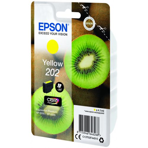 Epson C13T02F44010 202 Yellow Ink 4ml