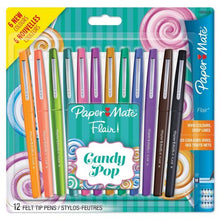 Load image into Gallery viewer, Paper Mate Flair Candy Pop Medium Nib PK12