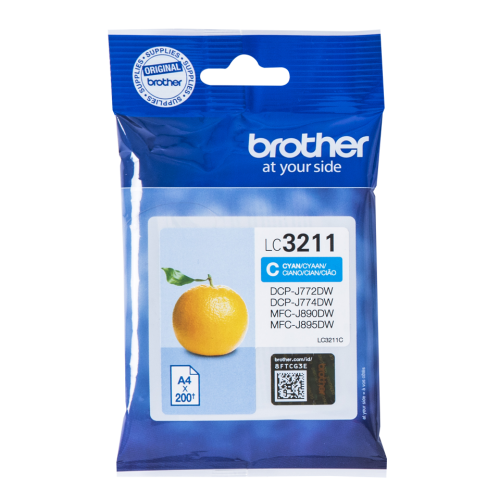 Brother LC3211C Cyan Ink 12ml