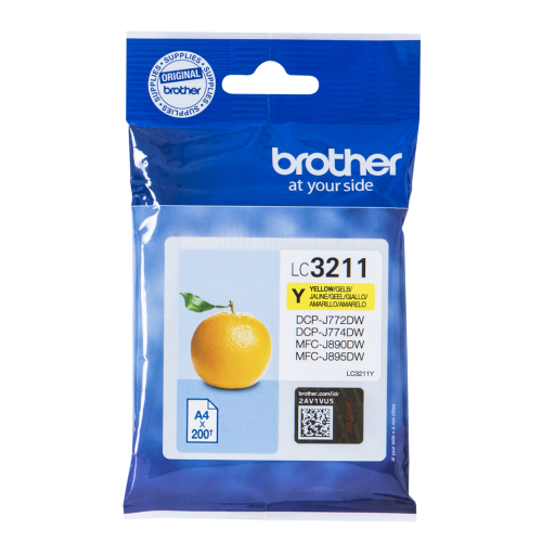 Brother LC3211Y Yellow Ink 12ml