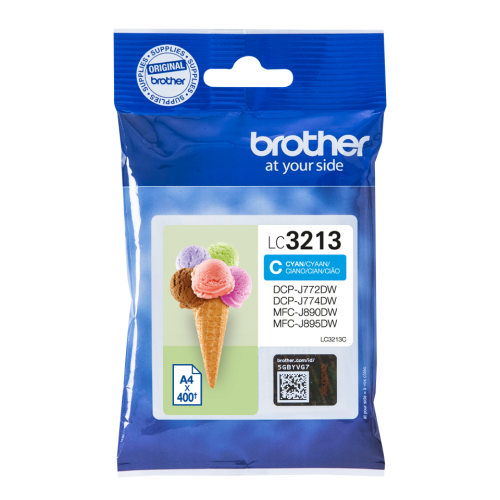 Brother LC3213C Cyan Ink 10ml