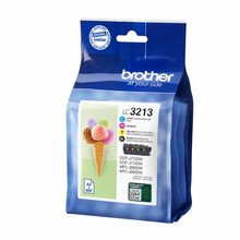 Load image into Gallery viewer, Brother LC3213VAL Black Colour Ink 15ml 3x10ml Multipack