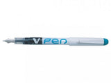 Pilot V-Pen Erasable Disposable Fountain Pen Peacock Green PK12