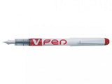 Pilot V-Pen Erasable Disposable Fountain Pen Red PK12
