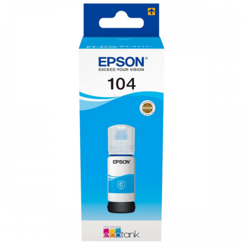 Epson C13T00P240 104 Cyan Ink 70ml