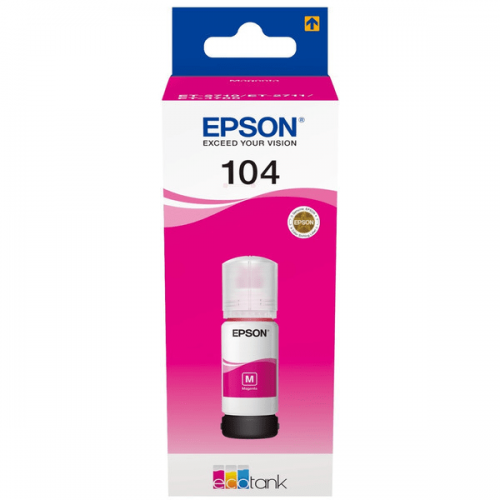 Epson C13T00P340 104 Magenta Ink 70ml