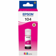 Load image into Gallery viewer, Epson C13T00P340 104 Magenta Ink 70ml