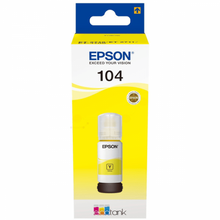 Load image into Gallery viewer, Epson C13T00P440 104 Yellow Ink 70ml