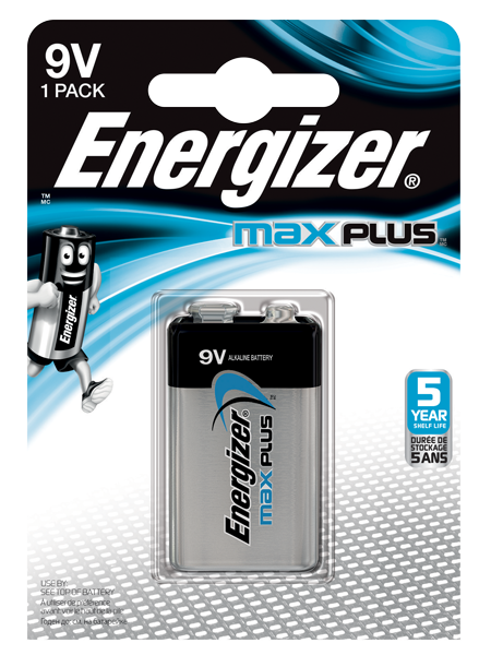 Energizer E301323303 Max Plus 9V Single