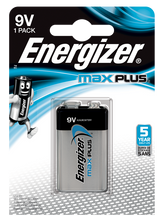 Load image into Gallery viewer, Energizer E301323303 Max Plus 9V Single
