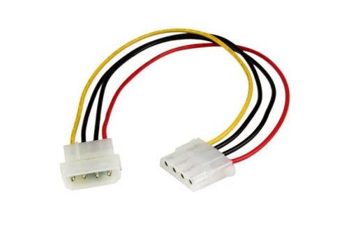 StarTech 12in Molex LP4 Power Extension Cable