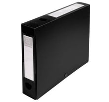 Load image into Gallery viewer, Exacompta Stud Filing Box A4 60mm Spine Black